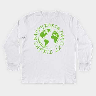 Earth Day Celebration 1 Kids Long Sleeve T-Shirt